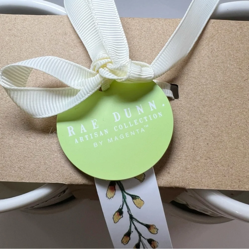 Rae Dunn Ramekin Set 4pc Floral 8oz New Hostess Gift